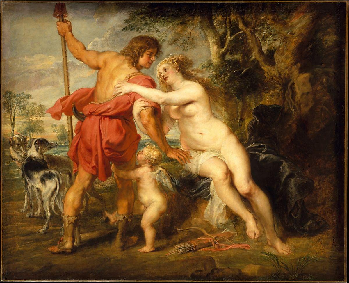 Пауль Питер Рубенс. Венера и Адонис. 1630-е
