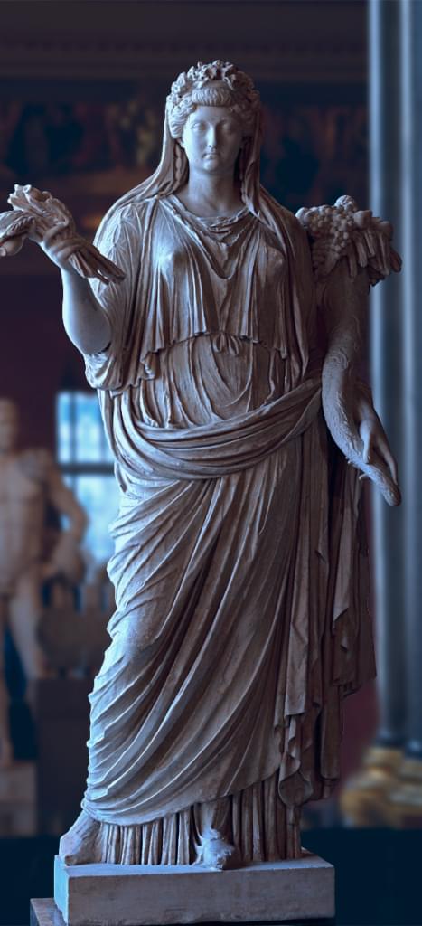 архетип матери, статуя деметры
